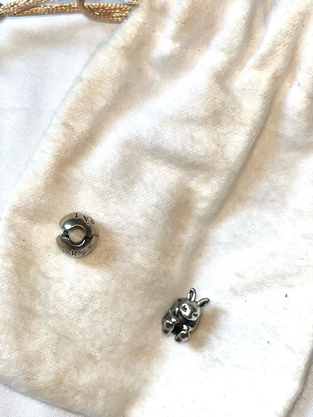 Pandora Silver Bunny Charm